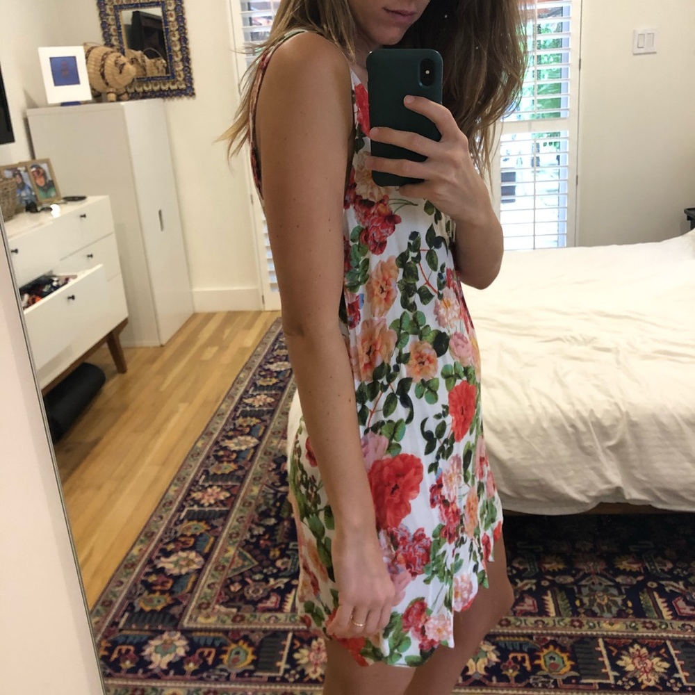 Beautiful floral mini dress